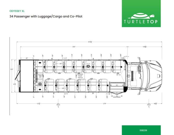 Odyssey XL 34 Passenger with Luggage Cargo and Co-Pilot