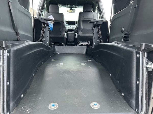 Flip seats up -- Rear view