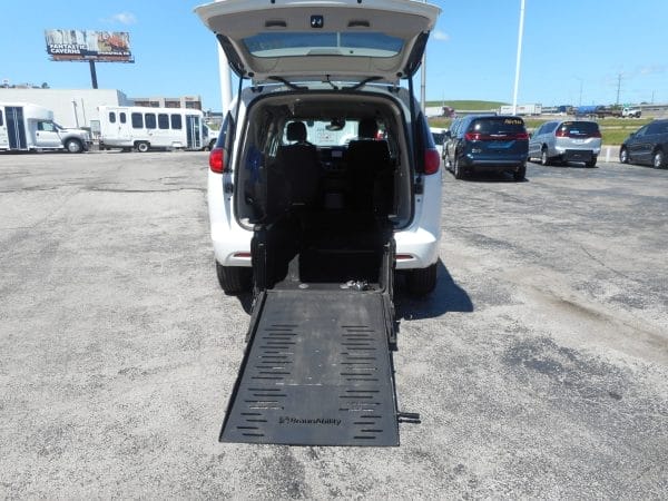 Rear view of 2023 Chrysler rear entry.