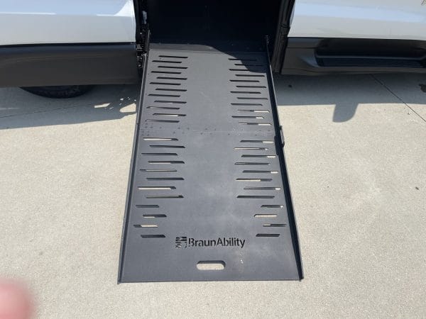 2025 Chrysler Voyager LX BraunAbility ADA Commercial Conversion Side-Entry Manual Ramp