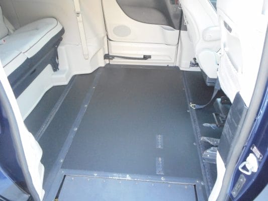 Inside view of 2020 Chrysler Pacifica Limited BraunAbility.