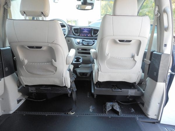 Inside view of 2020 Chrysler Pacifica Limited BraunAbility.